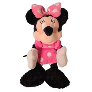 DISNEY Minnie Mouse Pink Plush Authentic Disneyland Walt Disney World